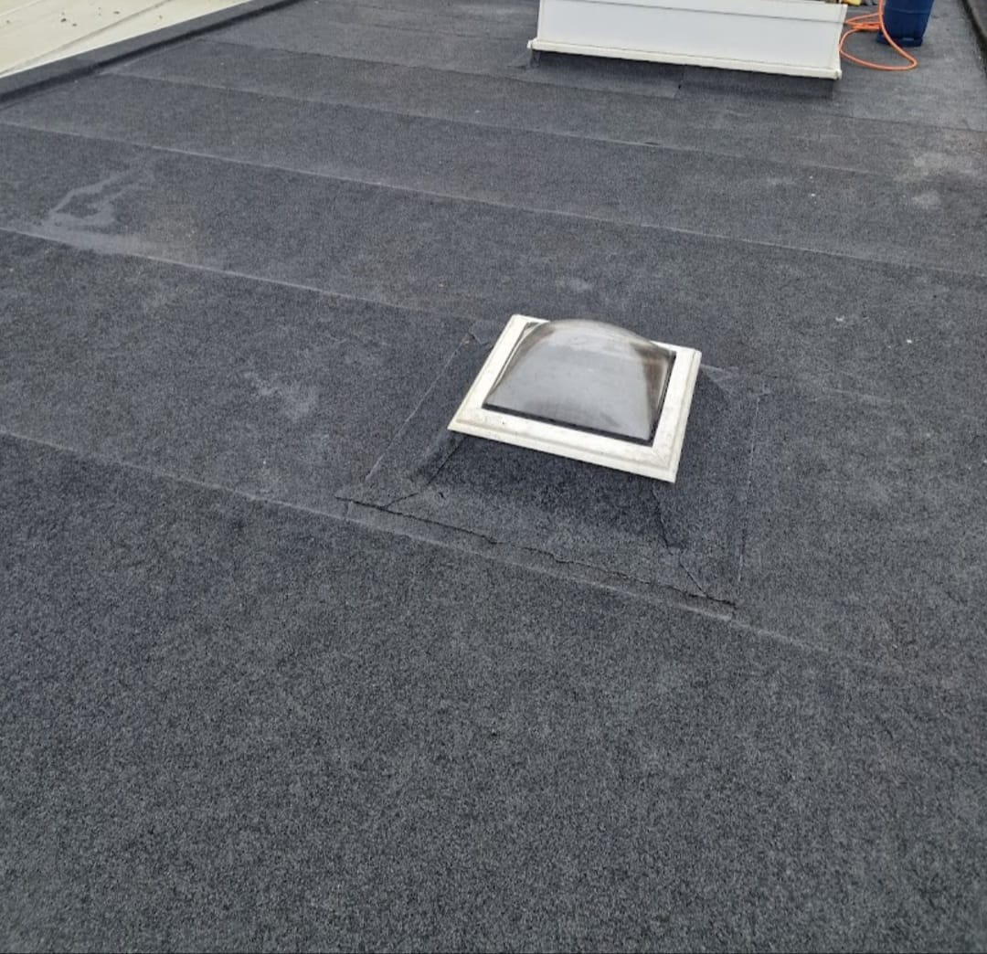 Lichtkoepels plat dak